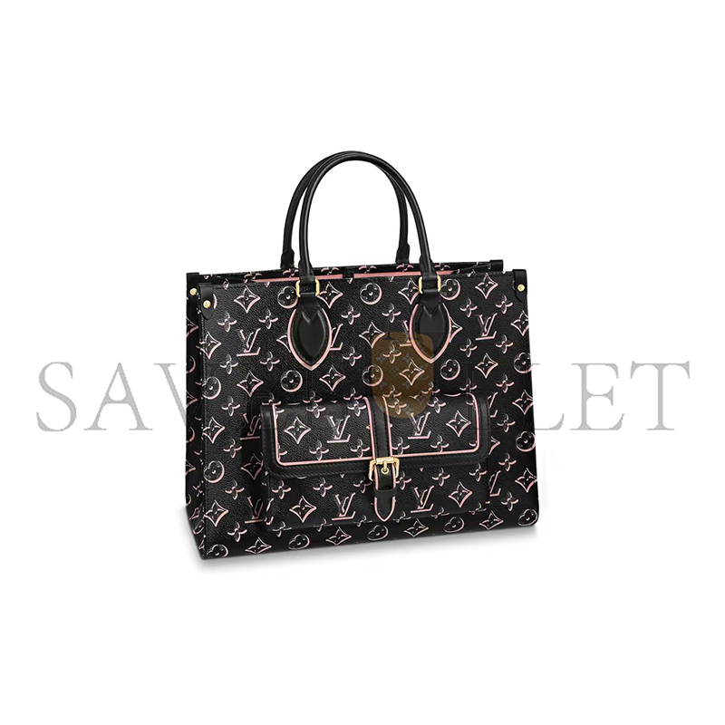 LOUIS VUITTON MASTER ONTHEGO MMMONOGRAM CANVAS BLACK M46154 (34*26*13cm)